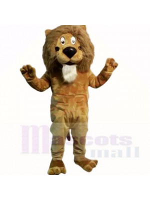 Brown Friendly Lightweight Lion Mascot Costumes Cartoon