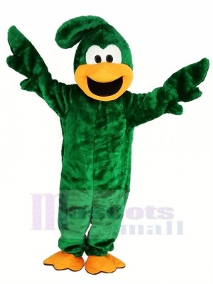 Green Roadrunner Bird Mascot Costume