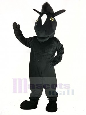 Black Mustang Horse Mascot Costume Animal	