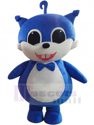 Party Unisex Blue Fox Mascot Costume Animal