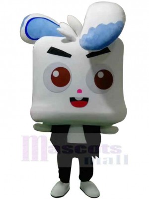 New Designed Bunny in Black Vest Mascot Costume Animal