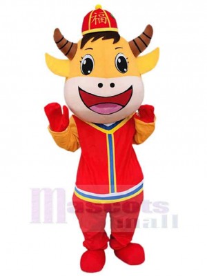 High Quality Cute Cow Mascot Costume Animal
