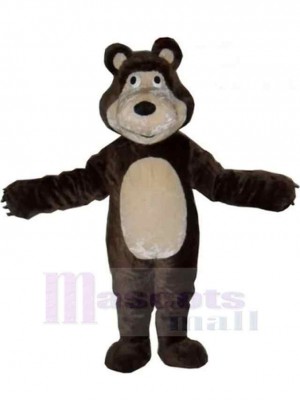 Funny Brown Bear Mascot Costume For Adults Mascot Heads