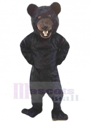 Ugly Black Bear Mascot Costume For Adults Mascot Heads