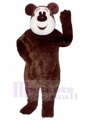 Cartoon Boy Bear Mascot Costume For Adults Mascot Heads