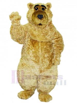 Boris Bear Curly Mascot Costume For Adults Mascot Heads