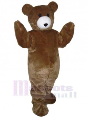 Cartoon Cute Bear Mascot Costume For Adults Mascot Heads