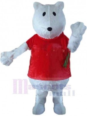 Cute White Bear Mascot Costume For Adults Mascot Heads