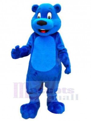 Customized Blue Bear Mascot Costume For Adults Mascot Heads