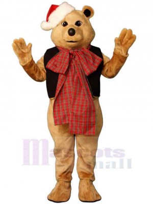 Christmas Fancy Bear Mascot Costume For Adults Mascot Heads