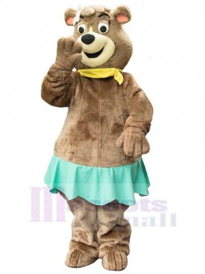 High Quality Female Bear Mascot Costume Animal