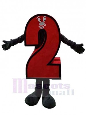 Arabic Number mascot costume