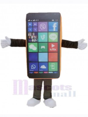 Orange Phone Mascot Costume