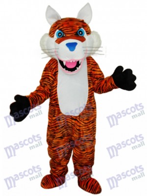 Brown Tiger Mascot Adult Costume Animal 
