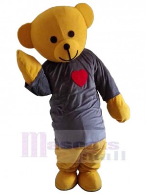 Simple Brown Bear Mascot Costume Animal