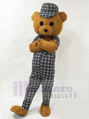 Cool Brown Teddy Bear Mascot Costume Animal