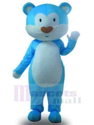 Blue Baby Bear Mascot Costume Animal