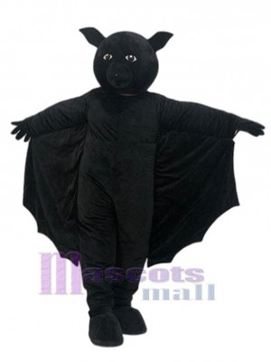 Black Bat Mascot Costume Animal