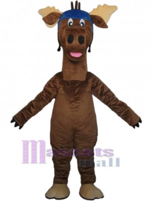 Adult Brown Deer Mascot Costume Animal