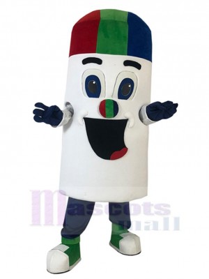 Pill mascot costume
