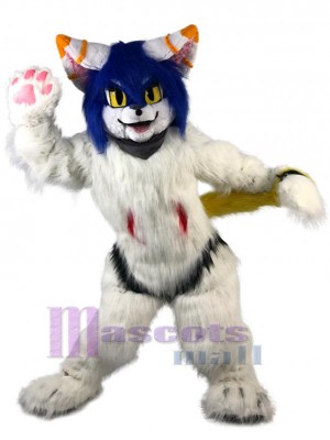 Cartoon Colorful Husky Dog Mascot Costume Animal