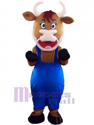 Cow mascot costume