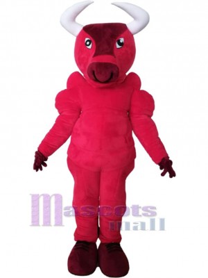 Red Bull Mascot Costume Animal