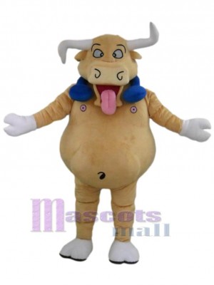 Funny Bull Mascot Costume Animal