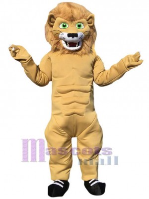Muscular Lion Mascot Costume Animal