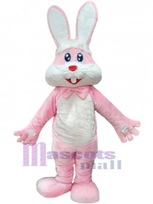 Lovely Pink Bunny Mascot Costume Animal