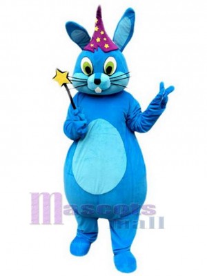 Blue Rabbit Mascot Costume Animal