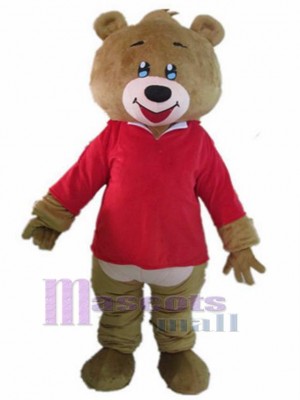 Positive Bear Mascot Costume Animal