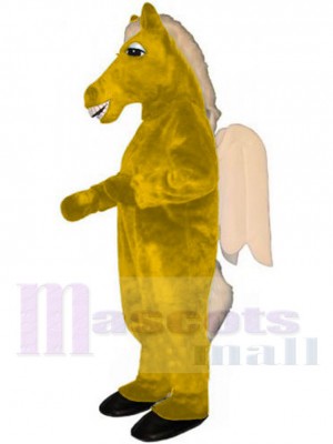 Blue Pegasus Horse Mascot Costume For Adults Mascot Heads