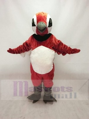 Red Brown Quail Mascot Costume Animal 