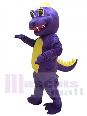 Cute Purple Dunkan Dragon Mascot Costume