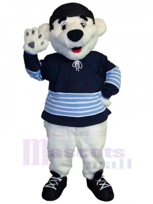 Power Ski Bear Mascot Costume Animal