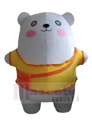 Chubby Little Polar Bear Mascot Costume Animal