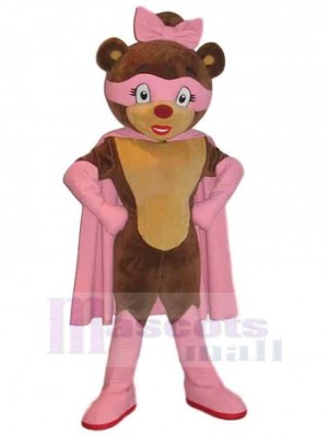 Superwoman Bear Mascot Costume Animal