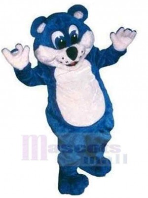 Sweet Blue Bear Mascot Costume Animal