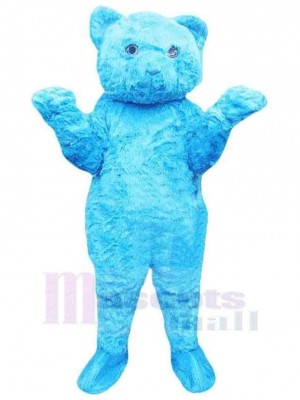 All Blue Bear Mascot Costume Animal