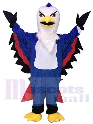 Cute Blue and Red Thunderbird Mascot Costumes Animal Bird