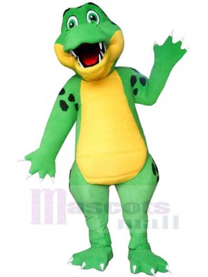 Happy Alligator Mascot Costume Animal