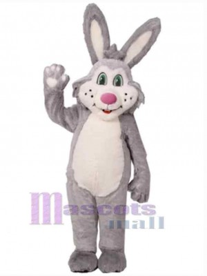 Gray Bunny Girl Mascot Costume Animal