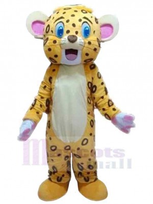 Leopard mascot costume