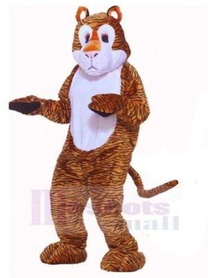 Brown Strong Leopard Mascot Costume For Adults Mascot Heads