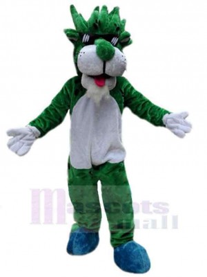 Cool Green Cheetah Mascot Costume For Adults Mascot Heads