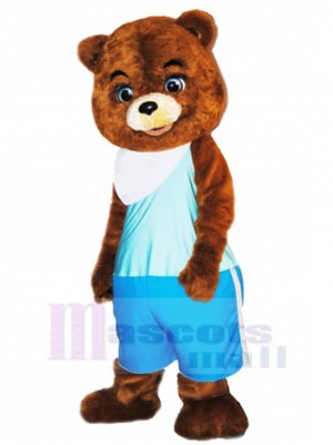 Football Player Bear Mascot Costume For Adults Mascot Heads