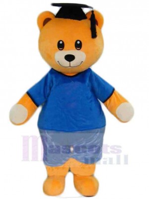 Graduation Bear Mascot Costume For Adults Mascot Heads