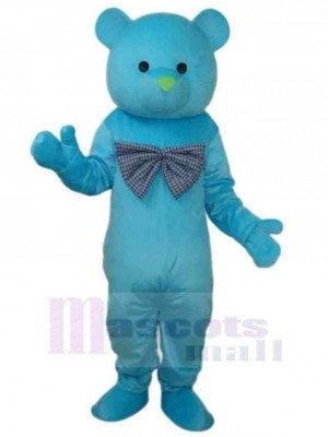 Cartoon Adult Blue Bear Mascot Costume For Adults Mascot Heads