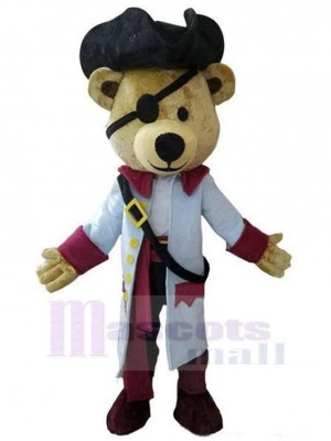 Funny Pirate Bear Mascot Costume For Adults Mascot Heads